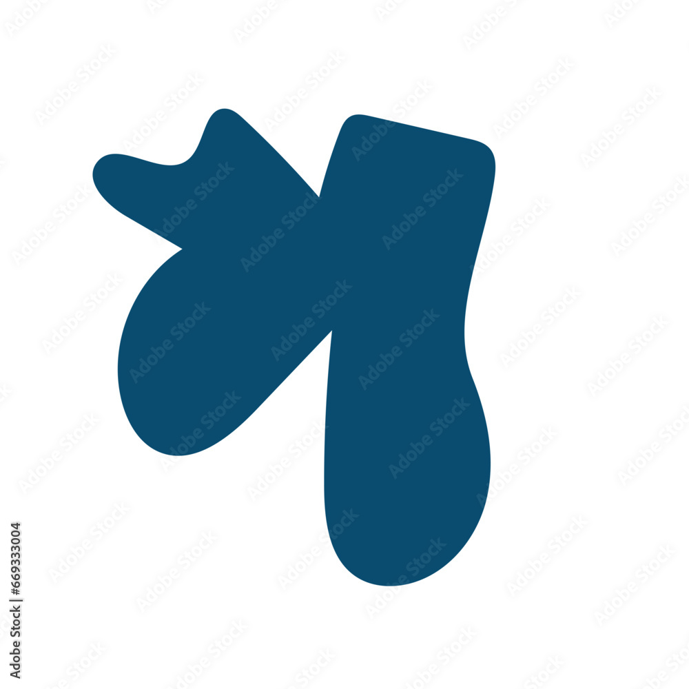 Muted blue abstract shapes vector Muted blue abstract shapes vector