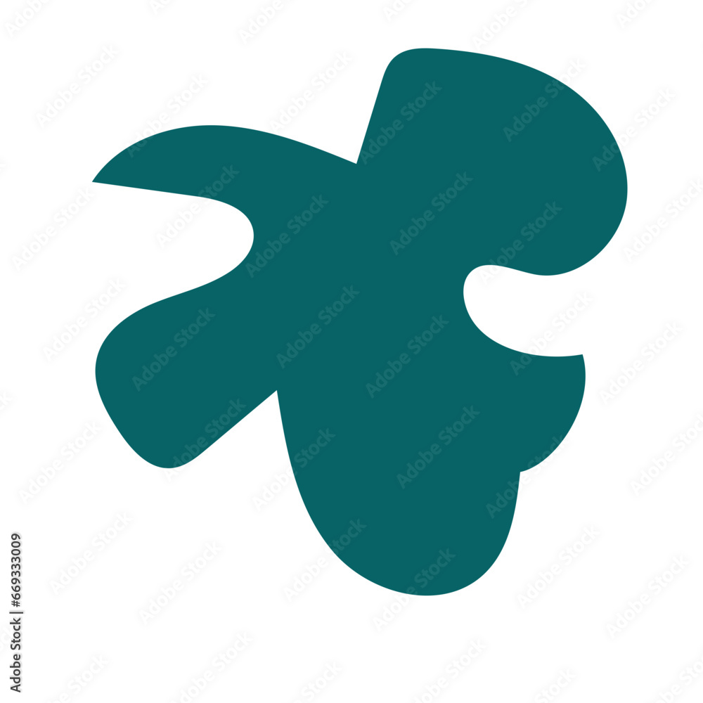 Muted blue abstract shapes vector Muted blue abstract shapes vector