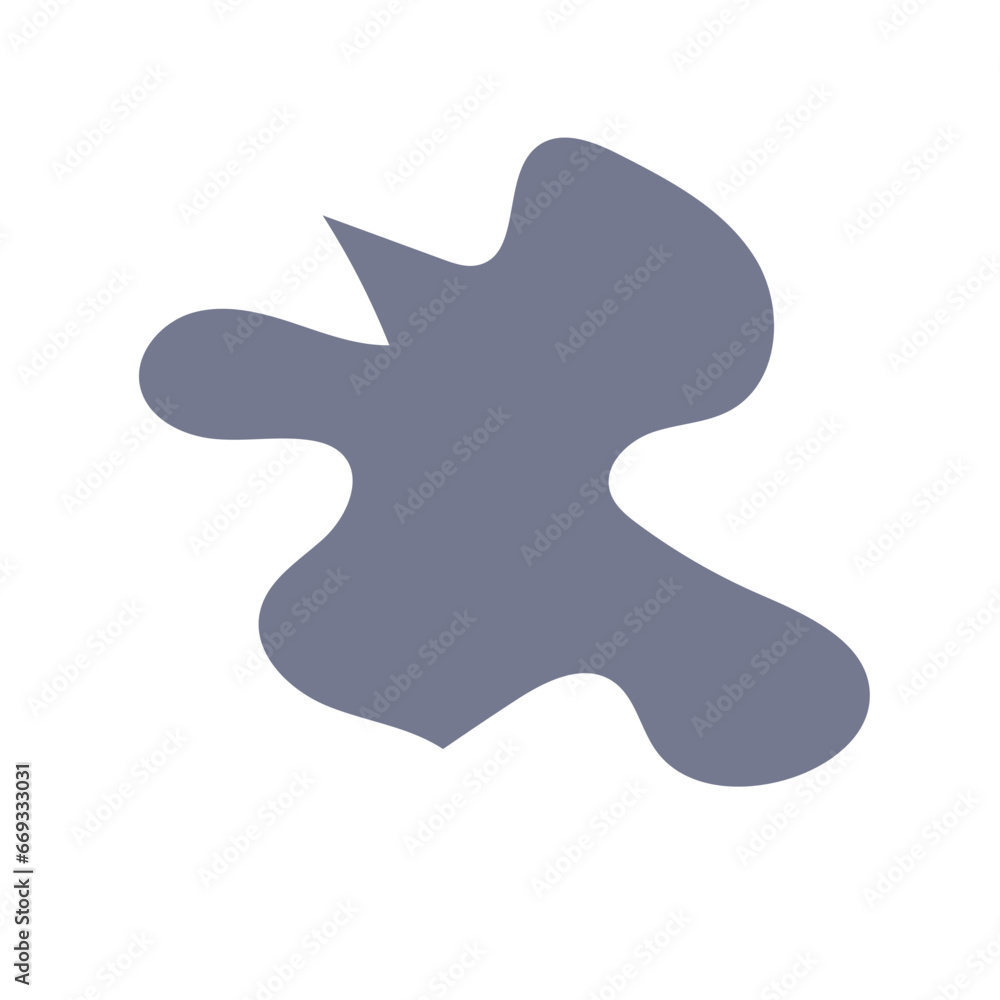 Muted blue abstract shapes vector Muted blue abstract shapes vector