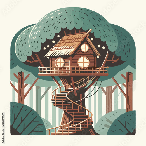 Whimsical Treehouse