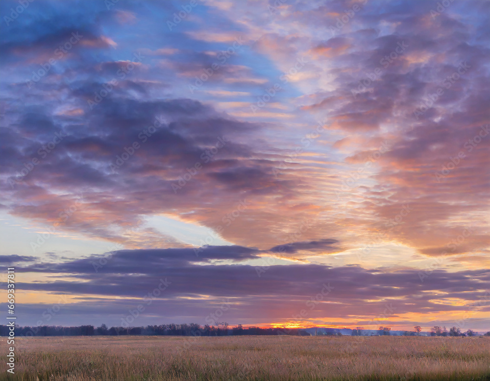 Beautiful Sky with dramatic clouds at sunrise Beautiful Sky with dramatic clouds at sunrise