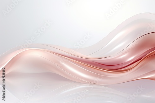 Rose Gold Milky Luxury Wave