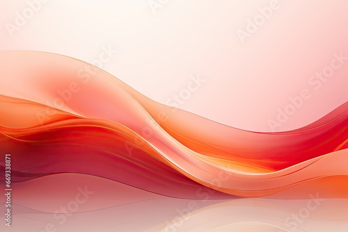 Red-Peach Dynamic Wave