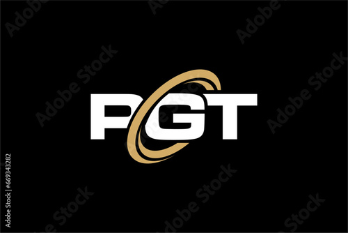 PGT creative letter logo design vector icon illustration