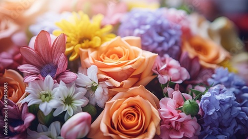 Closeup on beautiful flower bouquet © kashif 2158
