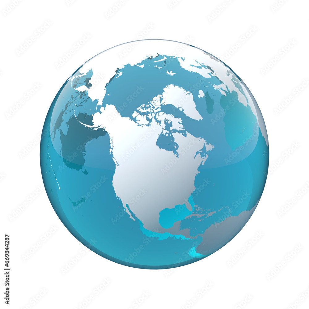 Canada, North America, earth globe, world map Canada, North America, earth globe, world map