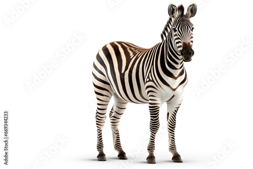 zebra isolated on white background © Rangga Bimantara