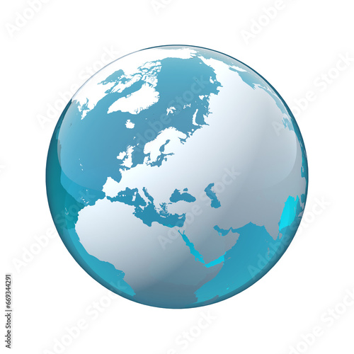 earth globe, world map, Eastern Europe