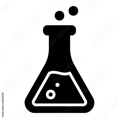 chemical glyph icon