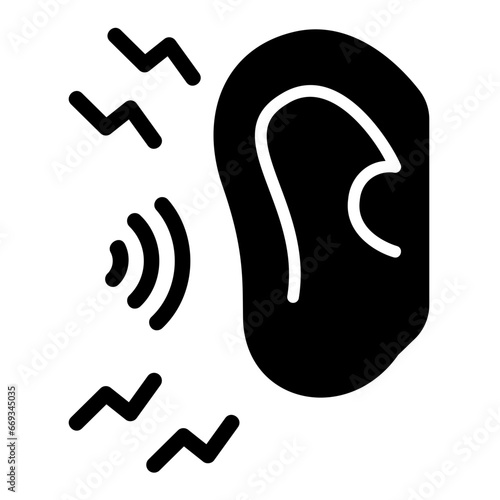 noisy glyph icon