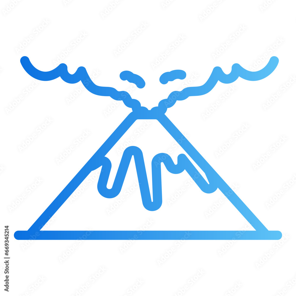 eruption gradient icon eruption gradient icon