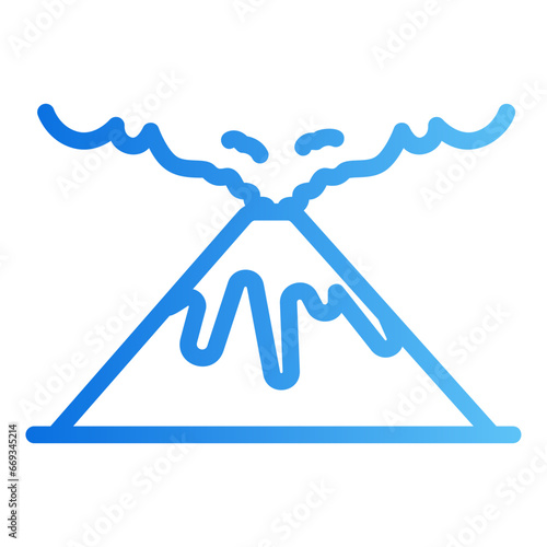 eruption gradient icon