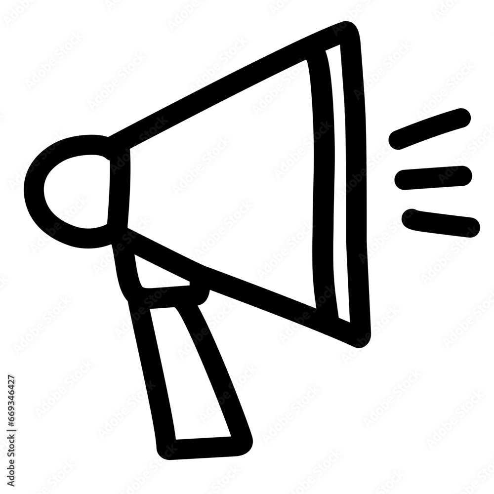 megaphone line icon megaphone line icon