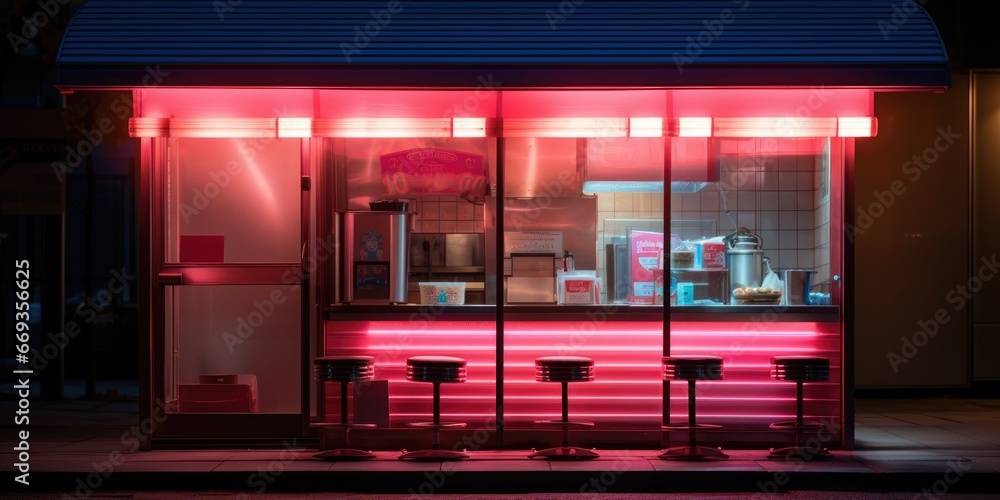 A sophisticated and informative study, with an awning stripe texture, and a black light effect. AI Generative A sophisticated and informative study, with an awning stripe texture, and a black light effect. AI Generative