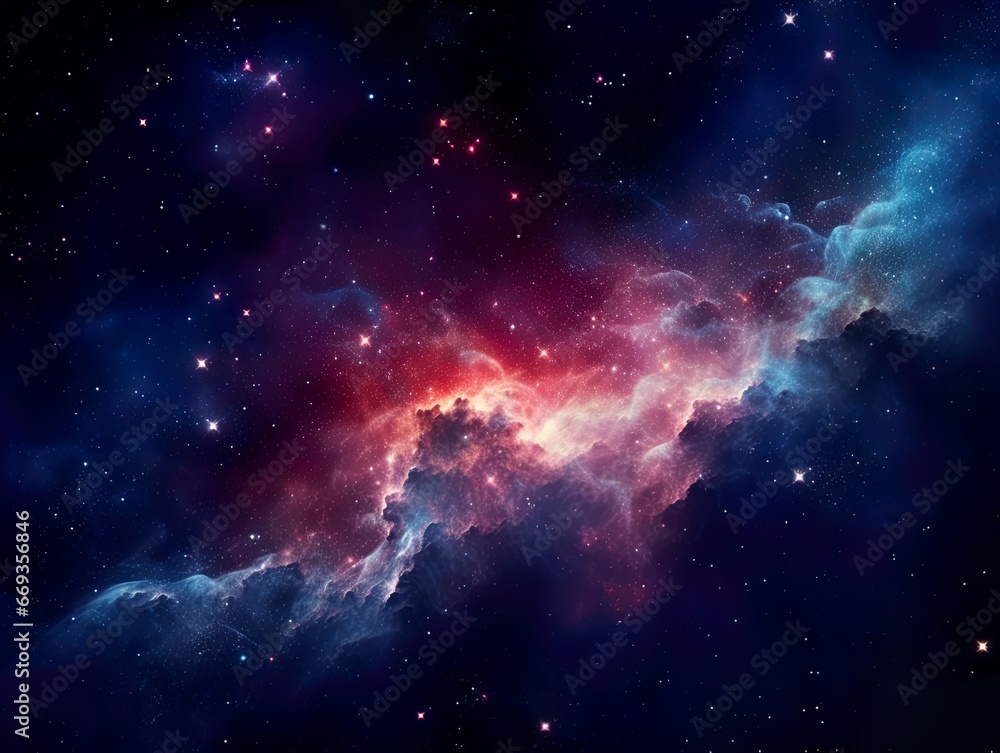 Fototapeta premium Galaxy and universe light. Galaxies sky in space Planets and stars beauty of space exploration