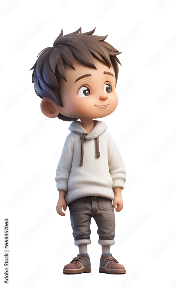 A Little cute boy is smart. A Little cute boy is smart.