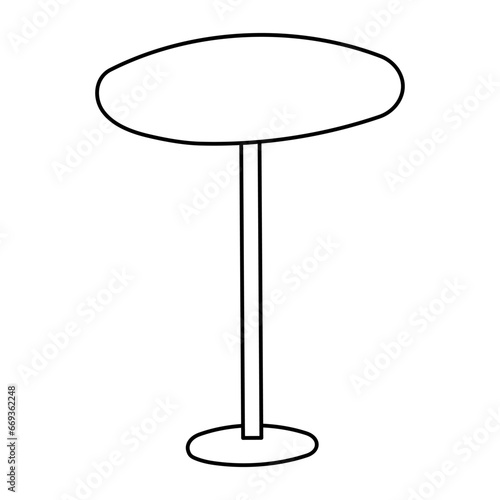 table furniture line wood interior lunch dinner