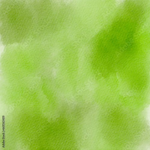 Green watercolor abstract background texture vector