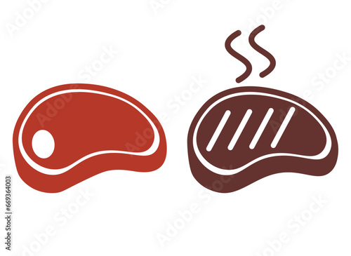 ステーキ　アイコン