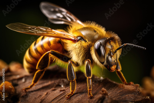 bee on a flower © wai