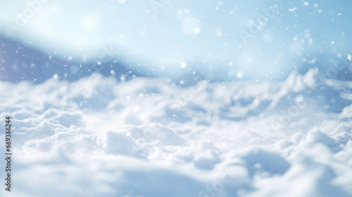 christmas background with snowflakes.snowdrifts background  © SizeSquare's