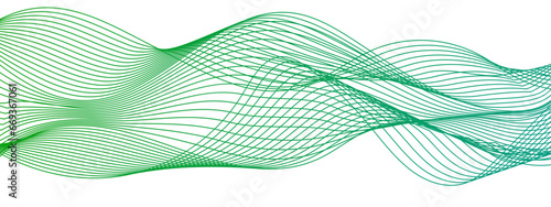 Abstract colorful wave circle line on transparent background modern stream wave and wave curve round lines background. Vector business Illustration pattern of lines in transparent background