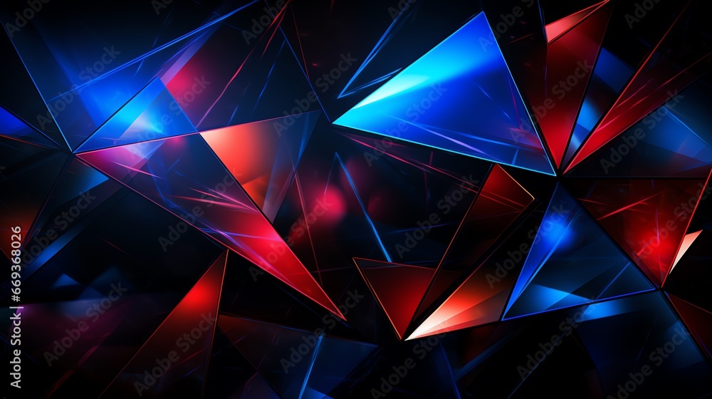 Futuristic abstract triangle polygonal background Futuristic abstract triangle polygonal background