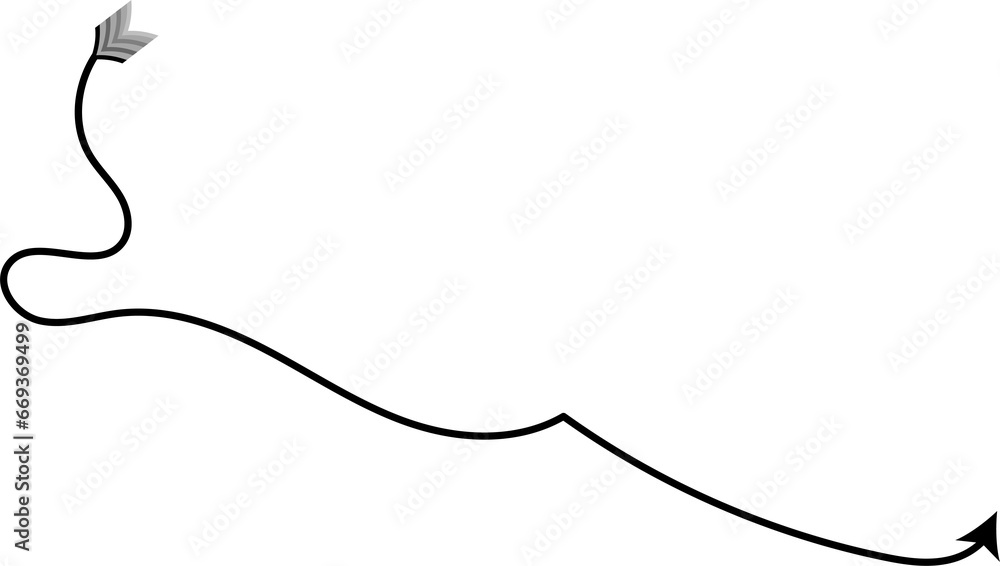 Hand drawn arrow, transparent PNG Hand drawn arrow, transparent PNG
