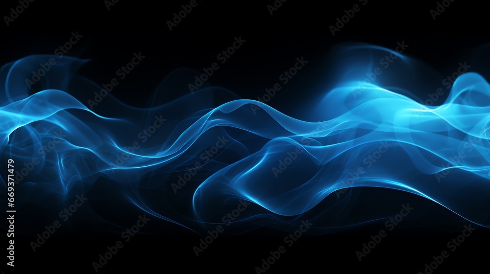 Obraz premium Abstract blue water fantasy fractal texture background