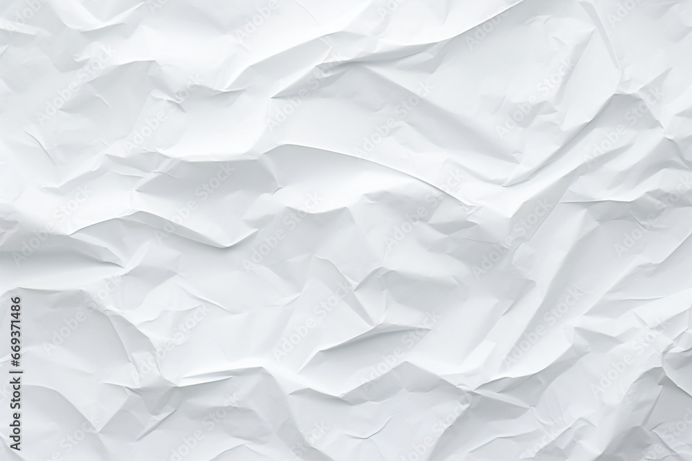 Crumpled white paper texture Crumpled white paper texture