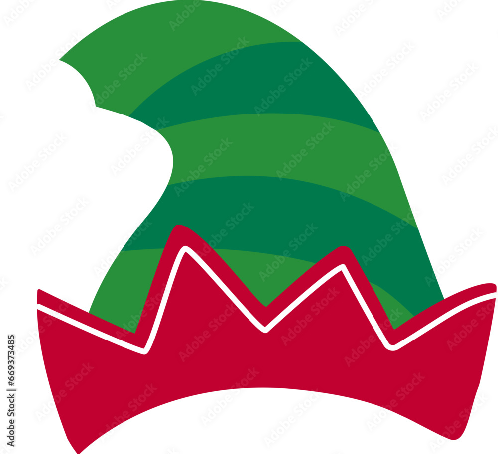 Obraz premium Elf hat icon