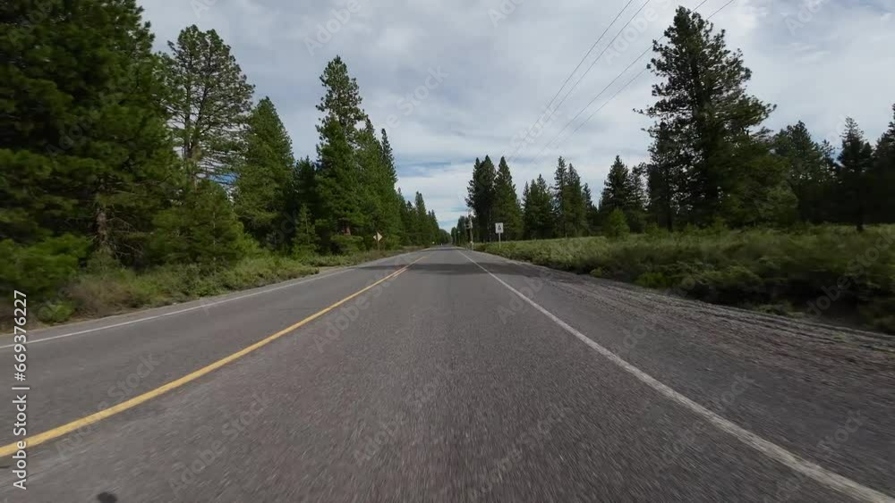 Volcanic Legacy Scenic Byway Crater Lake East Entrance to Fort Klamath 01 Front View 62 Eastbound Driving Plates Oregon USA Ultra Wide Volcanic Legacy Scenic Byway Crater Lake East Entrance to Fort Klamath 01 Front View 62 Eastbound Driving Plates Oregon USA Ultra Wide