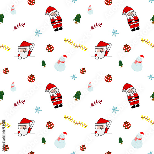 Christmas seamless pattern png 