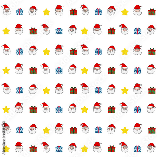 Christmas seamless pattern png 