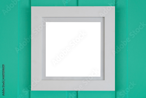 Mockup image of Blank billboard white screen posters for advertising, Blank photo frames display in coffee shop for your design