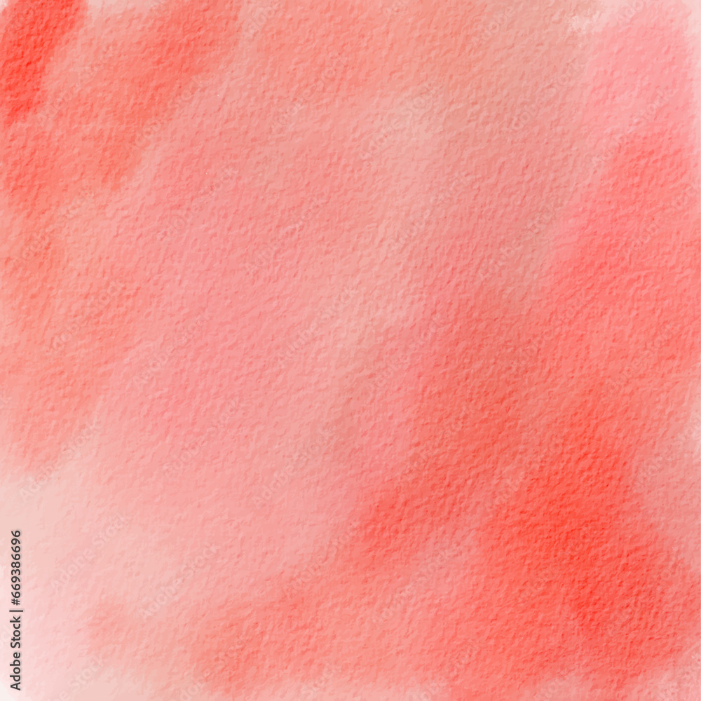 Fototapeta premium Red watercolor abstract background texture