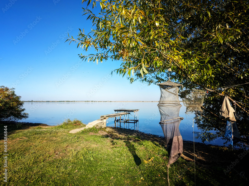 Obraz premium fisherman dock