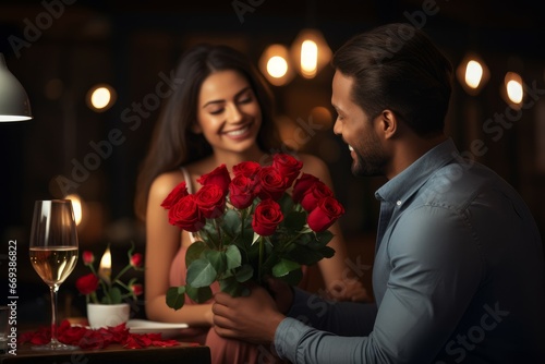 International dating happy couple duration. Lovers global lady adoration. Generate Ai