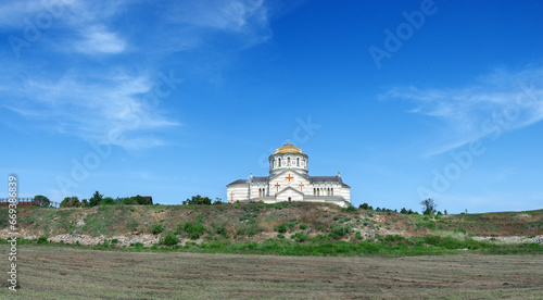 St. Vladimir's Cathedral in the ancient city of Chersonesus, Crimean peninsula