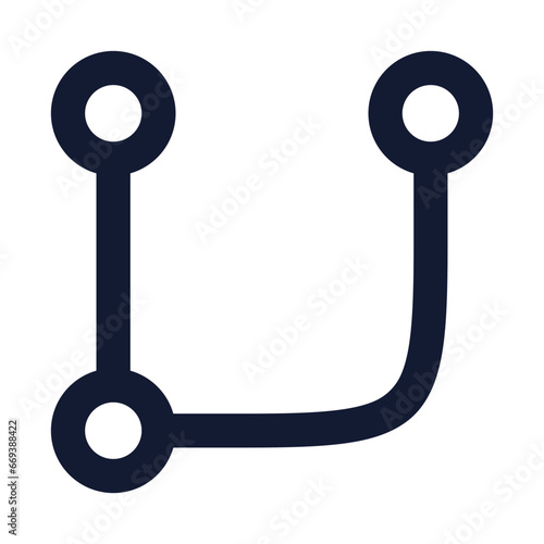 branching icon for business and marketing