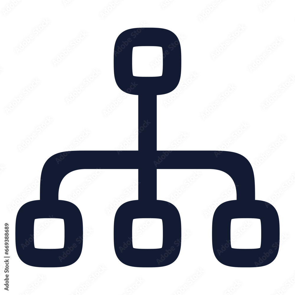 tree structure icon for business and marketing tree structure icon for business and marketing