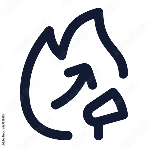 viral marketing icon for business and marketing