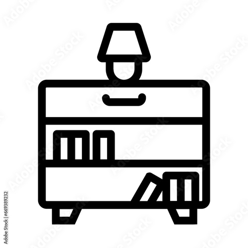 Bedside table furniture