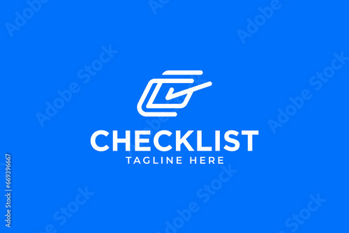letter C G checklist modern logo vector design for corporate business