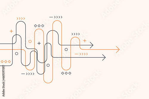 Abstract arrow direction. Technology background. High speed. Hi-tech