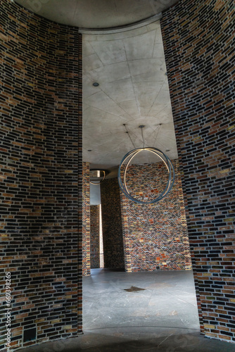 Fotografie Fjord building in Vejle, Denmark.