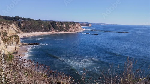 majestic view of the rugged shoreline and the endless horizon of the Pacific