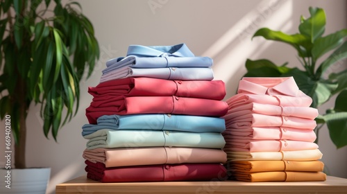 Delivering pristine clothes with our exceptional laundry service photo