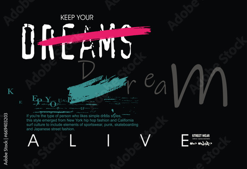 typography street art graffiti slogan print with spray effect, text splash t shirt print patterns, t shirt graphics print vector illustration design