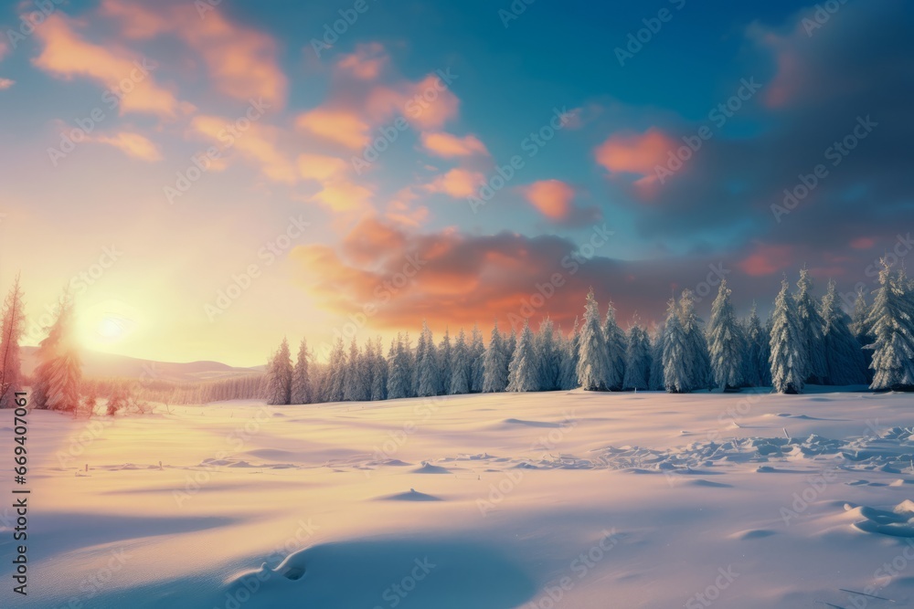 冬の夢の風景